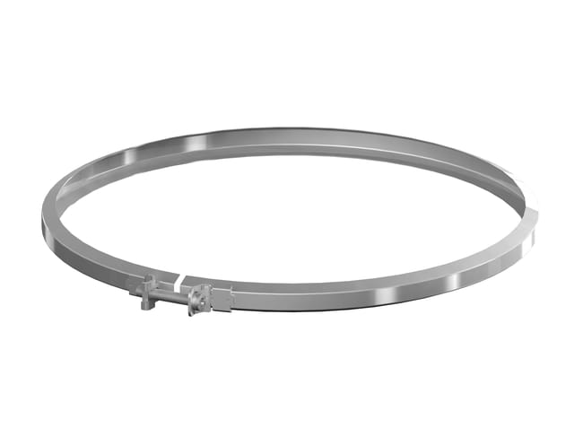 ABRAZADERA VIENTOS PARED SIMPLE Ø80MM INOXIDABLE - 1