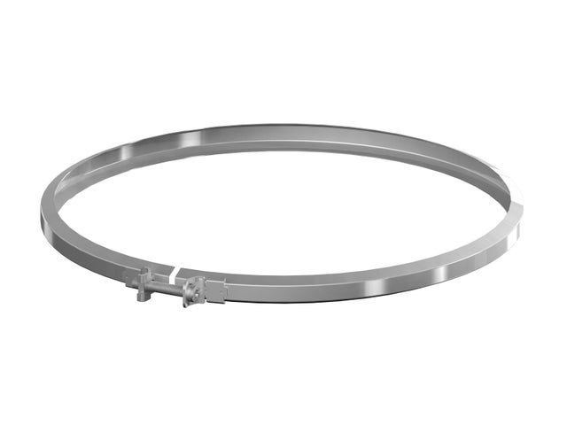 ABRAZADERA VIENTOS PARED SIMPLE Ø80MM INOXIDABLE
