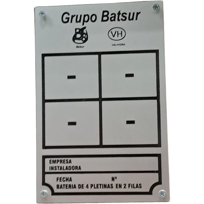 PLACA PARA BATERIA PPR 4 CONTADORES - 1