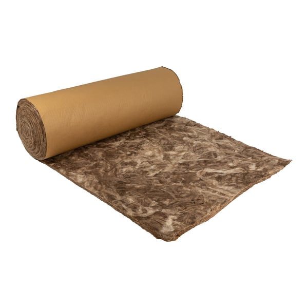 ROLLO LANA DE VIDRIO KRAFT TI-212 1220X120X8CM