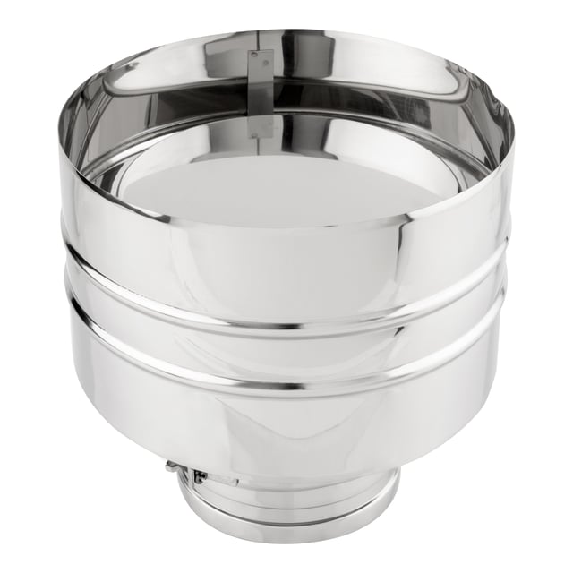 SOMBRERETE INOXIDABLE PARED SIMPLE 125MM