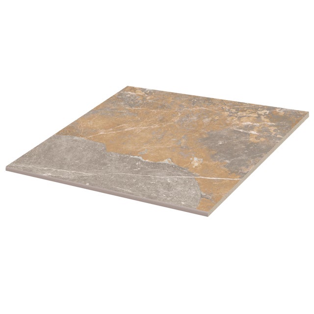 PELDAÑO PORCELÁNICO 32.5X32.5CM LIMIA GREY ANTIDESLIZANTE