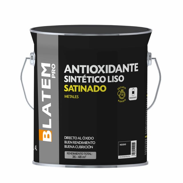 ESMALTE SINTETICO ANTIOXIDANTE BRILLANTE 4L NEGRO