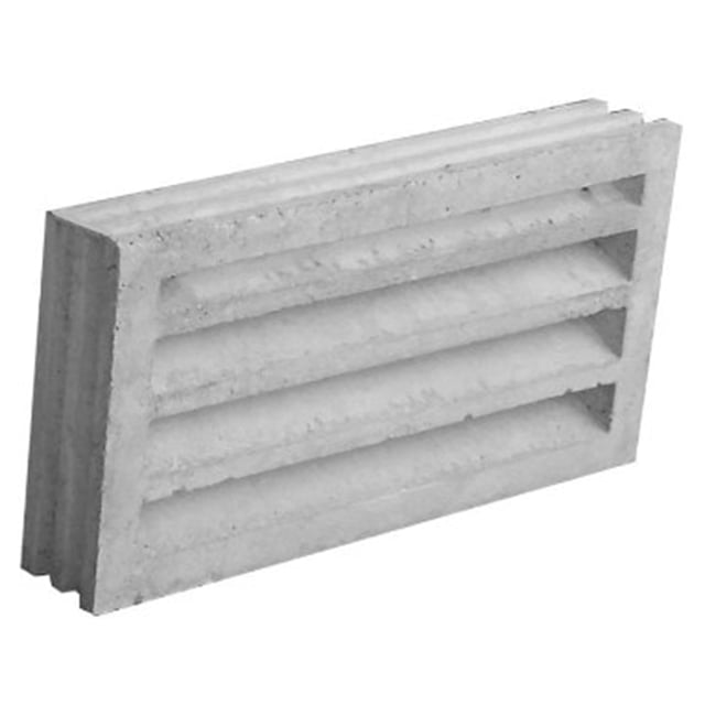 PERSIANA VENTILACIÓN CONTINUA 20X40X7 CM