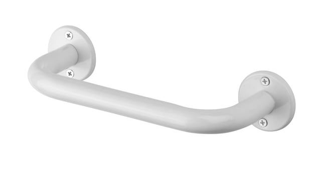 ASIDERO SENCILLO ACERO BLANCO 24CM