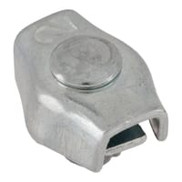 SUJETACABLE PLANOS SIMPLE GALVANIZADO 2 MM. 8 UDS - 1