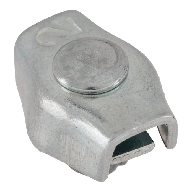 SUJETACABLE PLANOS SIMPLE GALVANIZADO 2 MM. 8 UDS - 1