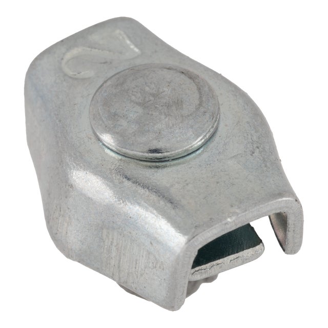 SUJETACABLE PLANOS SIMPLE GALVANIZADO 2 MM. 8 UDS