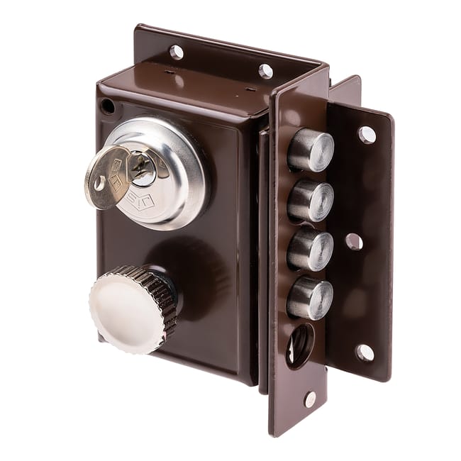 CERRADURA SOBREPONER 40  MM. 240 PINTADA IZQUIERDA JIS - 1