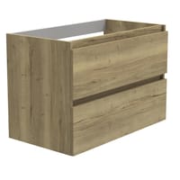 MUEBLE DE BAÑO MAYA ROBLE 60X39CM 2 CAJONES - 2