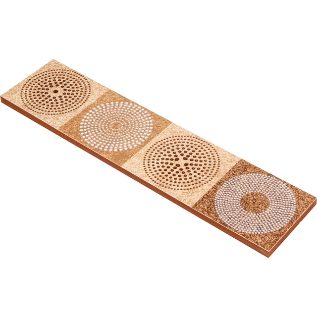 CENEFA CERÁMICA 7X30CM 7324 BEIGE. PACK 3 UNIDADES