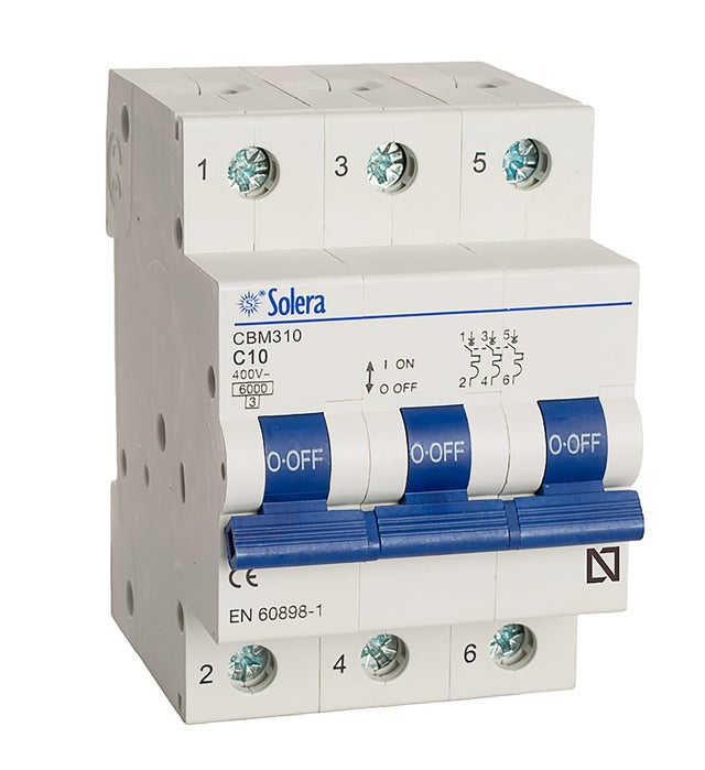 AUTOMÁTICO MAGNETOTÉRMICO 3P 10A SOLERA