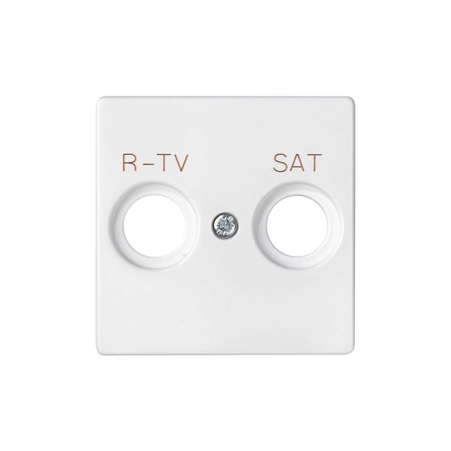 TAPA TOMA TV-RADIO-SAT SERIE SIMON 82 CONCEPT BCO