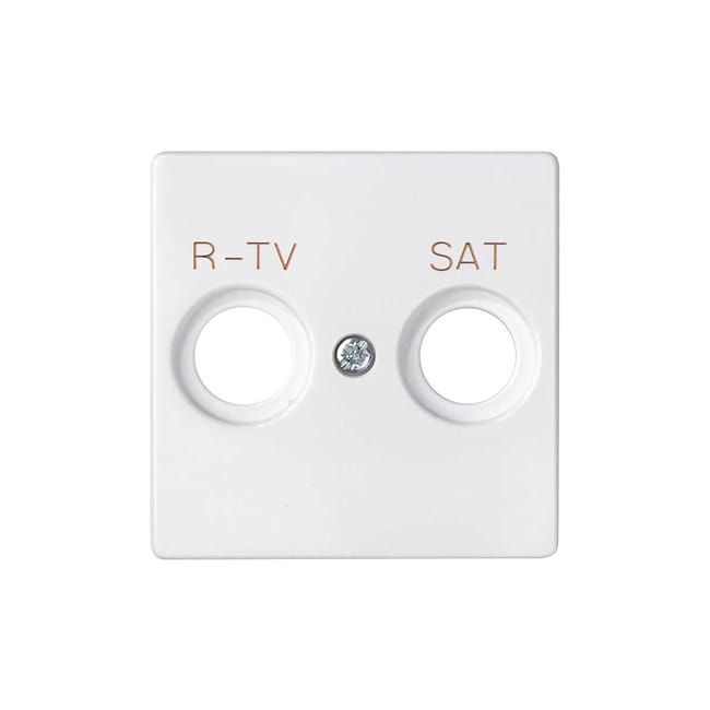 TAPA TOMA TV-RADIO-SAT SERIE SIMON 82 CONCEPT BCO - 1