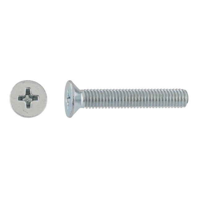 TORNILLOS MÉTRICOS PARA METAL CINCADOS 5X30MM. 200UDS