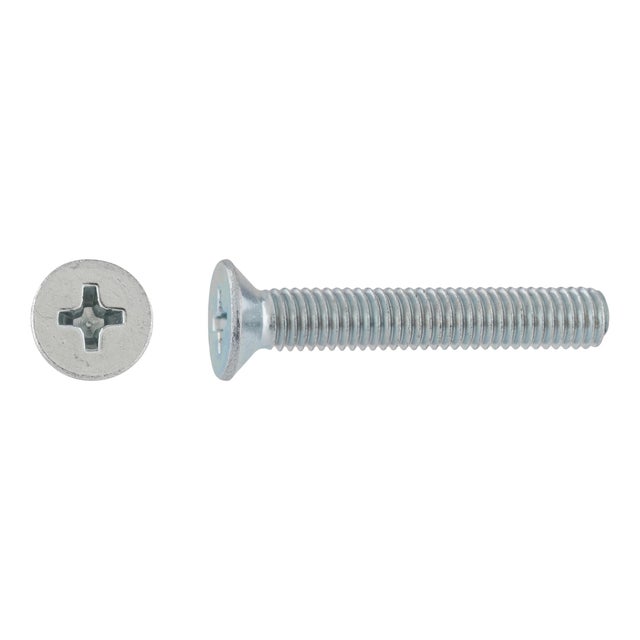 TORNILLOS MÉTRICOS PARA METAL CINCADOS 5X30MM. 200UDS