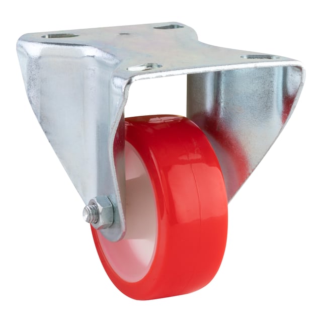 RUEDA 80MM POLIURETANO. HASTA 100KG. LLANTA ACERO