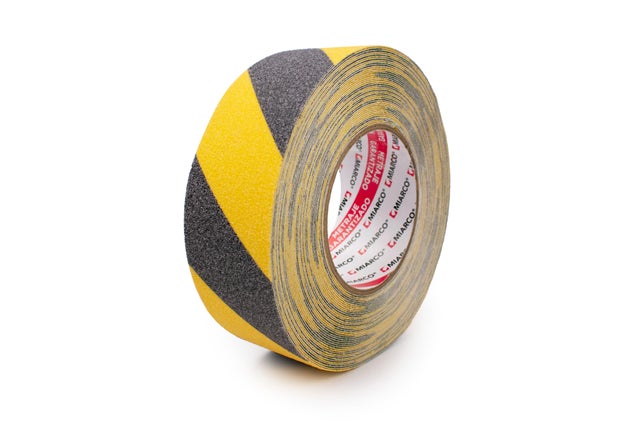 CINTA ADHESIVA ANTIDESLIZANTE 50MM X 15M AMARILLO/NEGRO