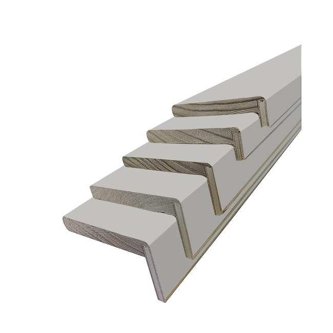 KIT MOLDURAS LACADA GRIS ALA 10+25 VT5 - 1