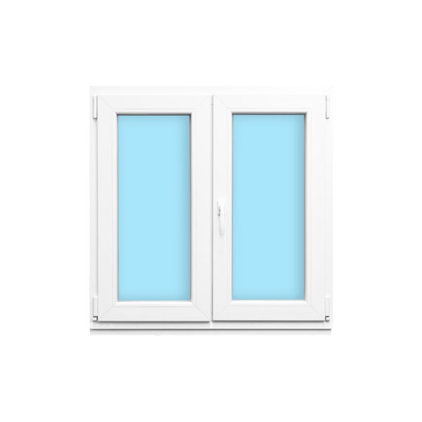 VENTANA PVC OSCILOBATIENTE BLANCA 100X100CM