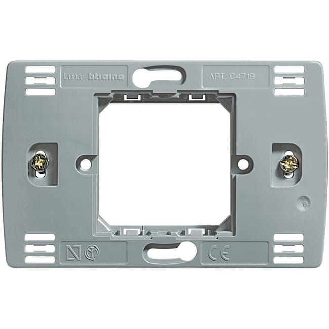 BASTIDOR 2 MODULOS CAJA RECTANGULAR LUNA - 1