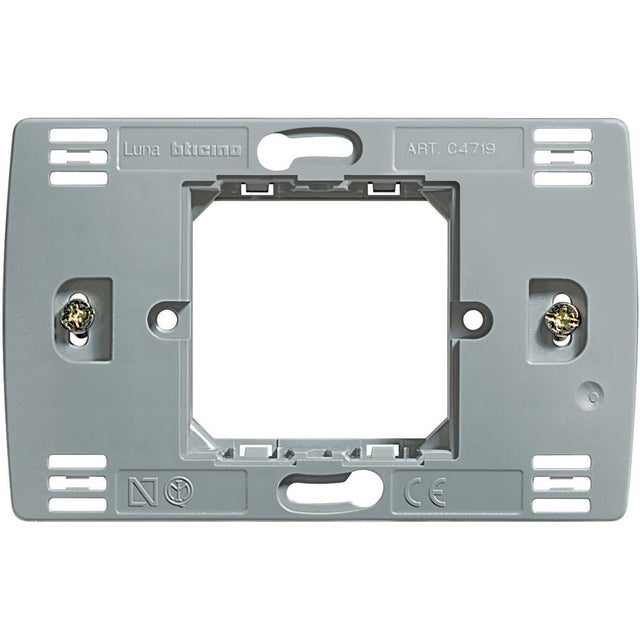 BASTIDOR 2 MODULOS CAJA RECTANGULAR LUNA