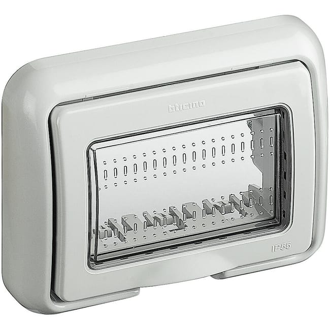 MARCO 3 MODULOS IP55 MATIX BLANCO - 1