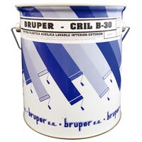 PINTURA PLASTICA BLANCA MATE 15L B-30 - 1