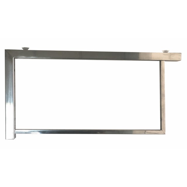 SOPORTE RECTO CROMADO PARA ENCIMERA CRISTAL NILO