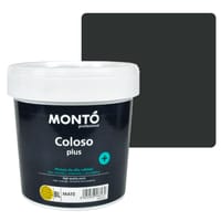 PINTURA PLASTICA NEGRA MATE 2,5L COLOSO - 1