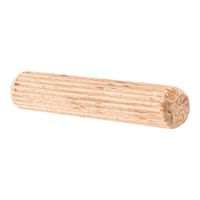 ESPIGA DE MADERA PARA ENSAMBLAR  8 X 40 MM. 40 UDS - 1