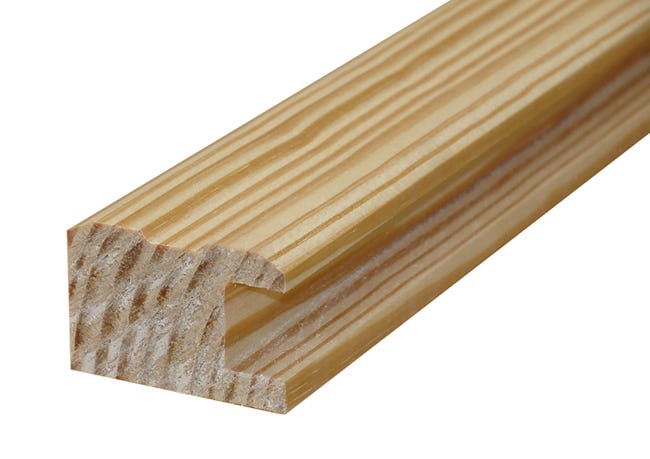 PERFIL CELOSIA DE PINO 1 CANAL DE 1 CM - 1