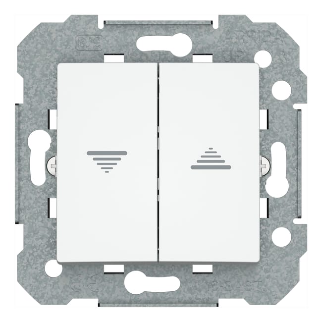 INTERRUPTOR PERSIANA SERIE VIVA BLANCO - 1