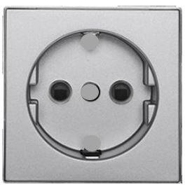 TAPA SCHUKO SERIE SKY PLATA