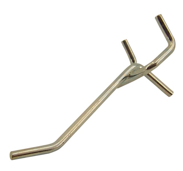 GANCHO SIMPLE PORTAHERRAMIENTAS RECTOS L 50 MM. 4 UDS