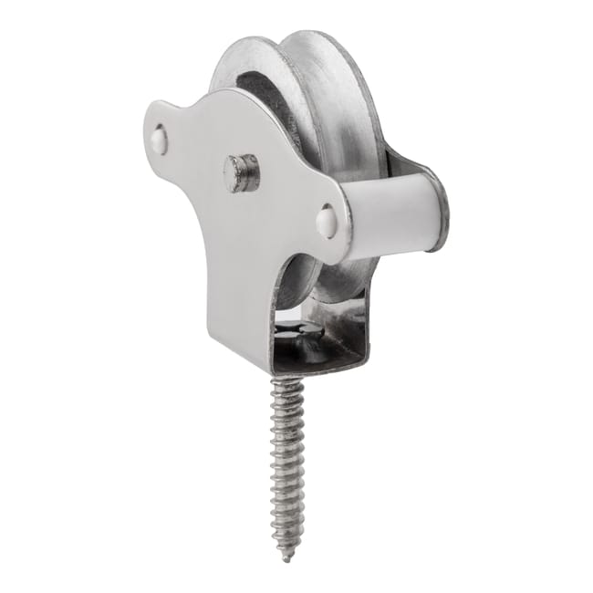 POLEA TENDEDERO ACERO INOXIDABLE CON  TIRAFONDO 22 X 40 MM. 2 UDS. - 1