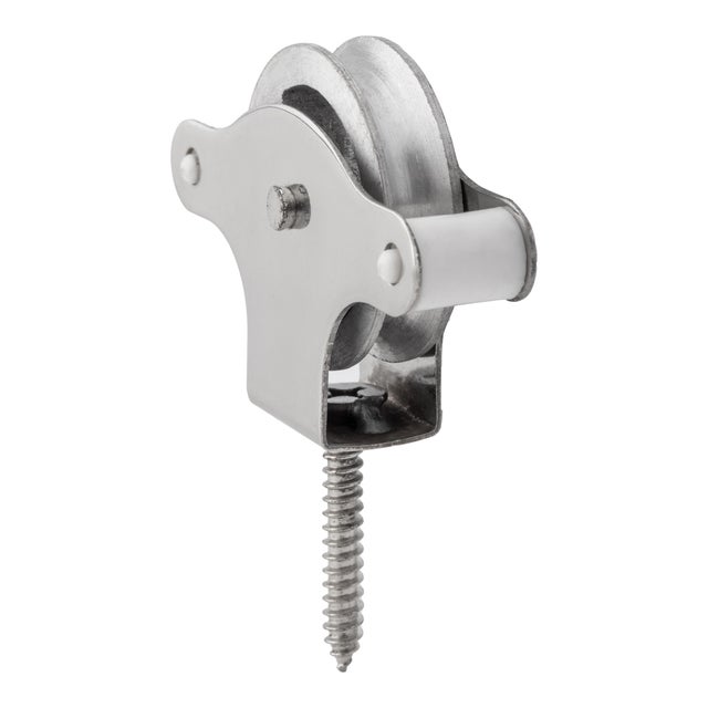 POLEA TENDEDERO ACERO INOXIDABLE CON  TIRAFONDO 22 X 40 MM. 2 UDS.