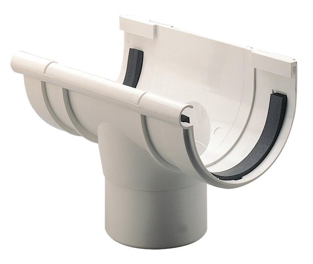 BAJANTE CENTRAL Ø90MM BLANCO