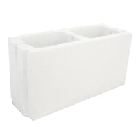 BLOQUE LISO HIDRÓFUGO BLANCO 40X15X20 CM - 1