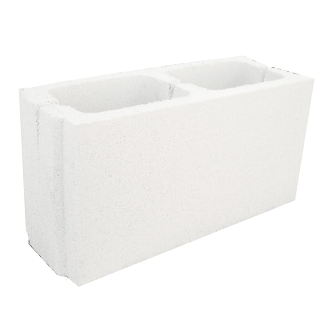 BLOQUE LISO HIDRÓFUGO BLANCO 40X15X20 CM - 1