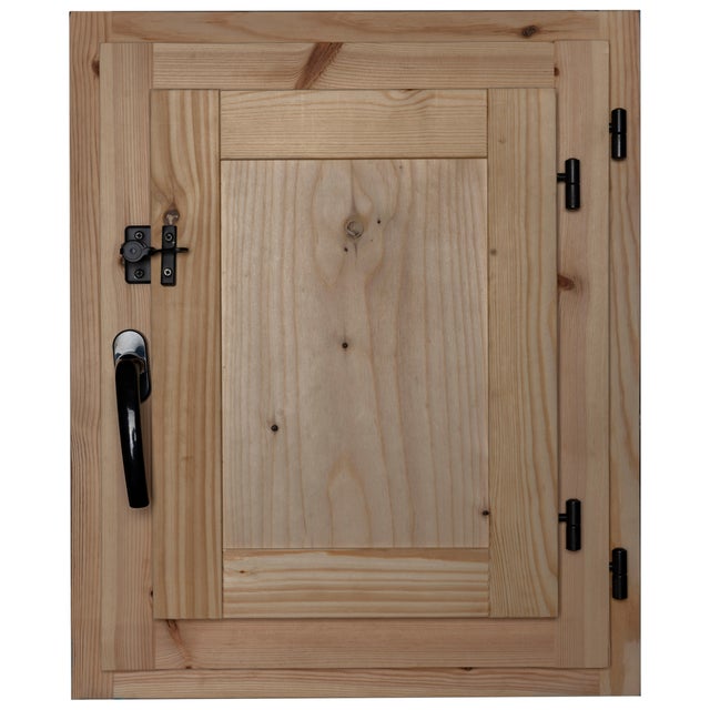 VENTANA DE MADERA CON POSTIGO 60X50CM