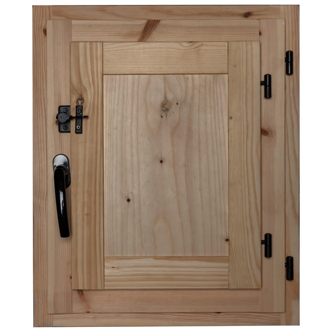 VENTANA DE MADERA CON POSTIGO 60X50CM - 1