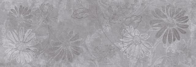 AZULEJO PASTA BLANCA 30X90CM DAISY GRAFITO