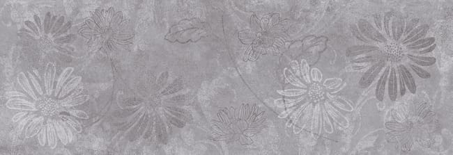 AZULEJO PASTA BLANCA 30X90CM DAISY GRAFITO - 1