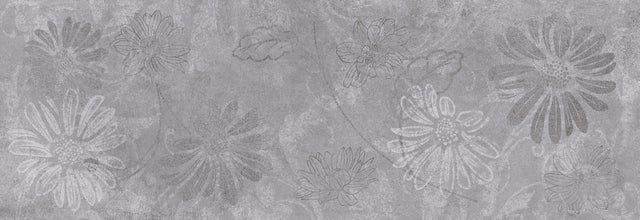 AZULEJO PASTA BLANCA 30X90CM DAISY GRAFITO