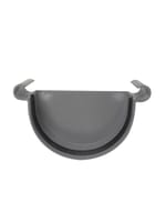 TAPA CANALÓN  DOBLE VOLUTA GRIS - 1