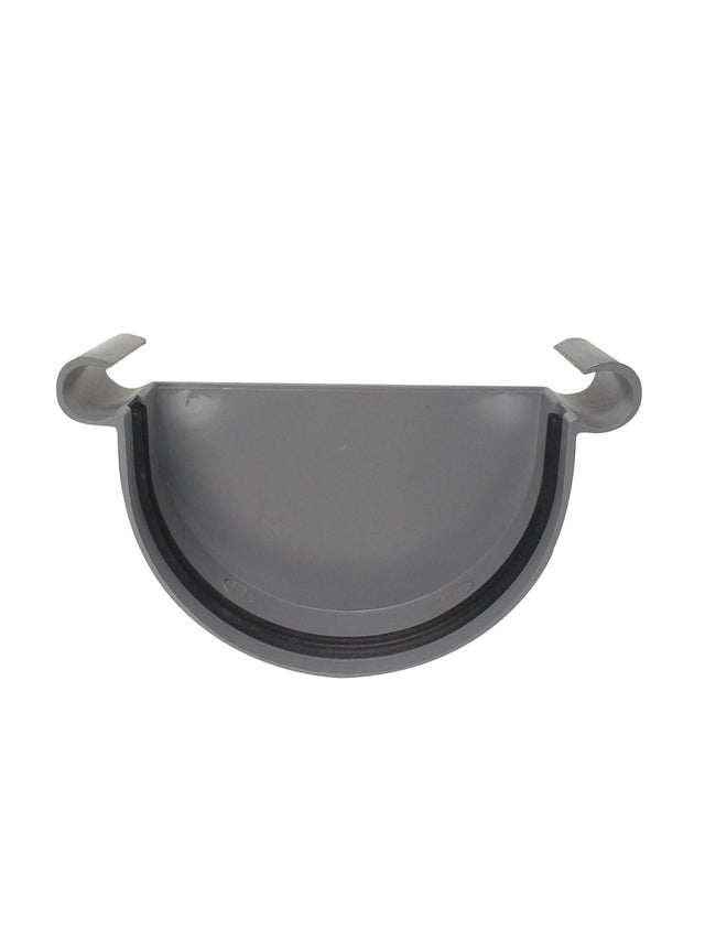 TAPA CANALÓN  DOBLE VOLUTA GRIS