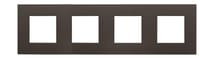 MARCO CUÁDRUPLE BÁSICO SERIE ZENIT ANTRACITA - 1