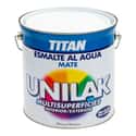ESMALTE ACRILICO MATE  MULTIADHERENTE UNILAK 4L BLANCO - 1