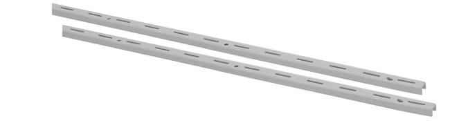 GUIA CREMALLERA SISTEMA SIMPLE MEDIDA 200 CM GRIS. 2 UDS - 1